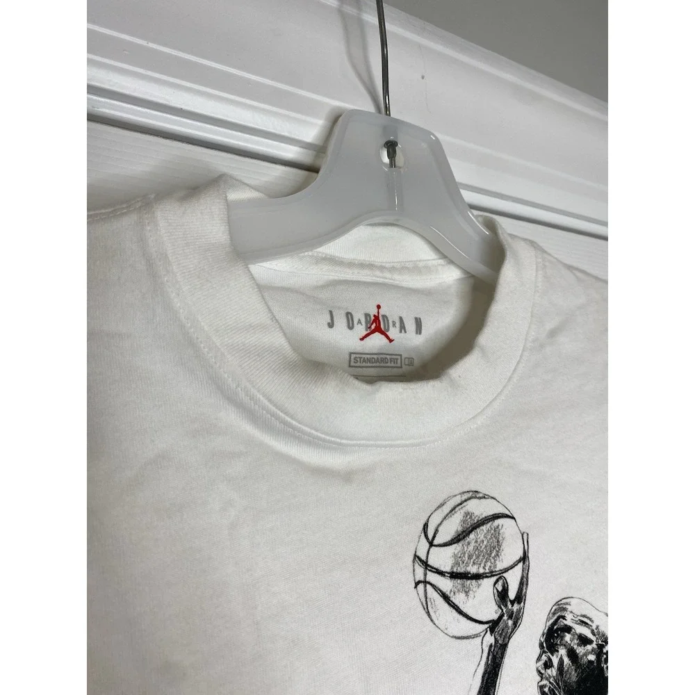 Off-white X Jordan Men's Virgil Abloh Hoop Heroes Basketball Shirt Size M *read*